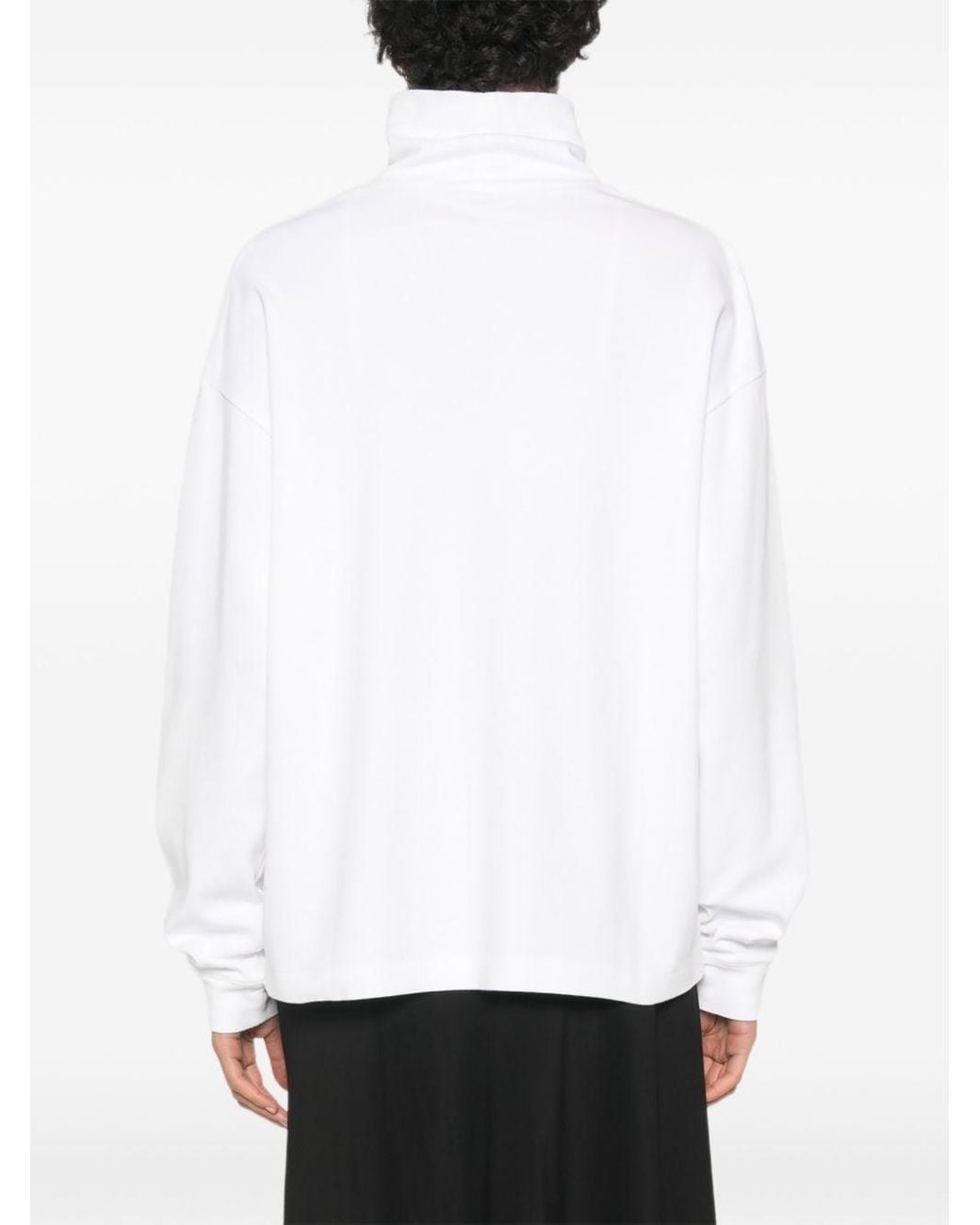 The Row White Kelta Cotton Sweater