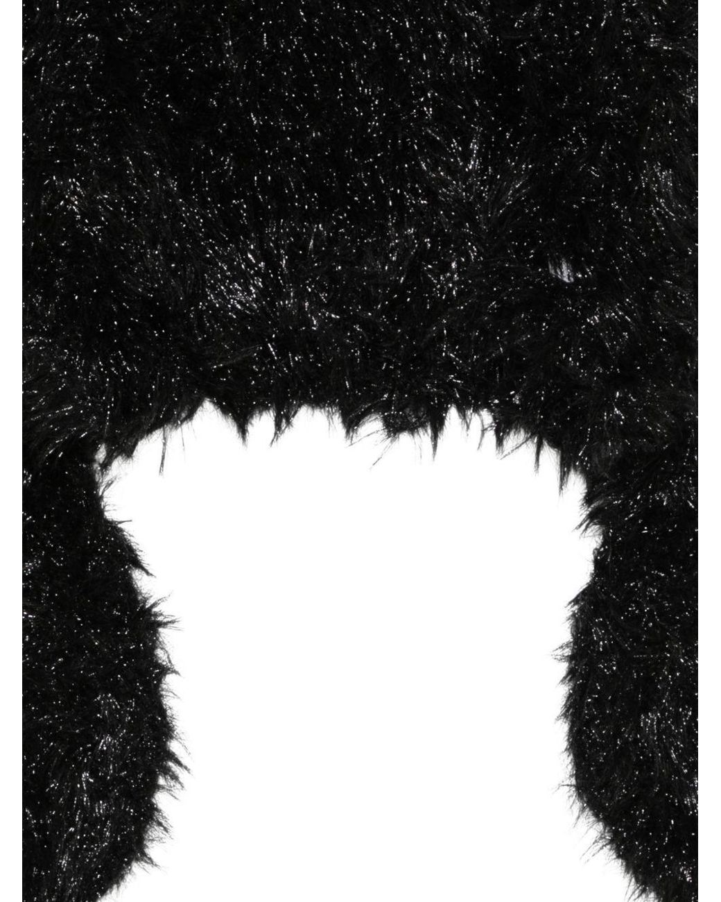 Junya Watanabe Black Cropped Crewneck Sweater