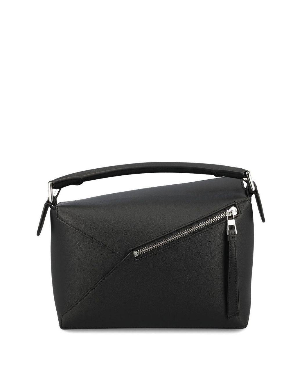 Loewe Black Puzzle Edge Small Leather Handbag