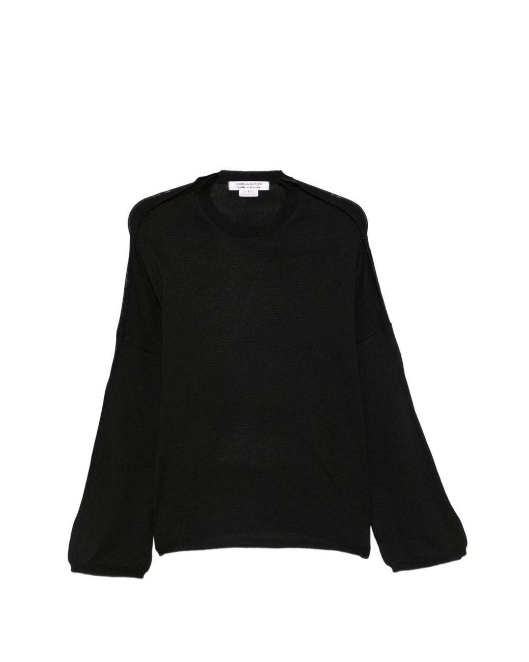 Comme des Garçons Black Wool Blend Sweater