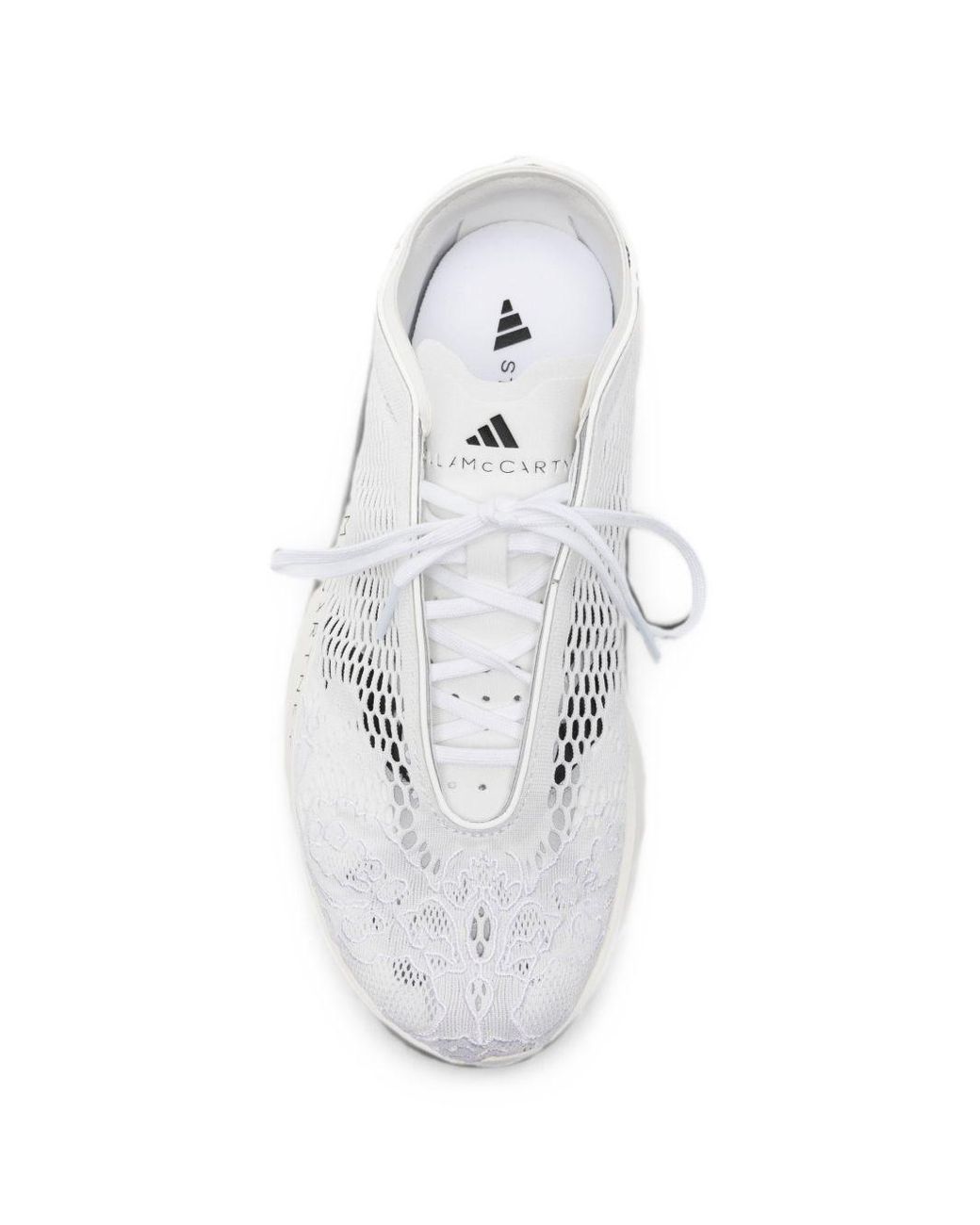 Adidas By Stella McCartney White Adizero Evo Sneakers