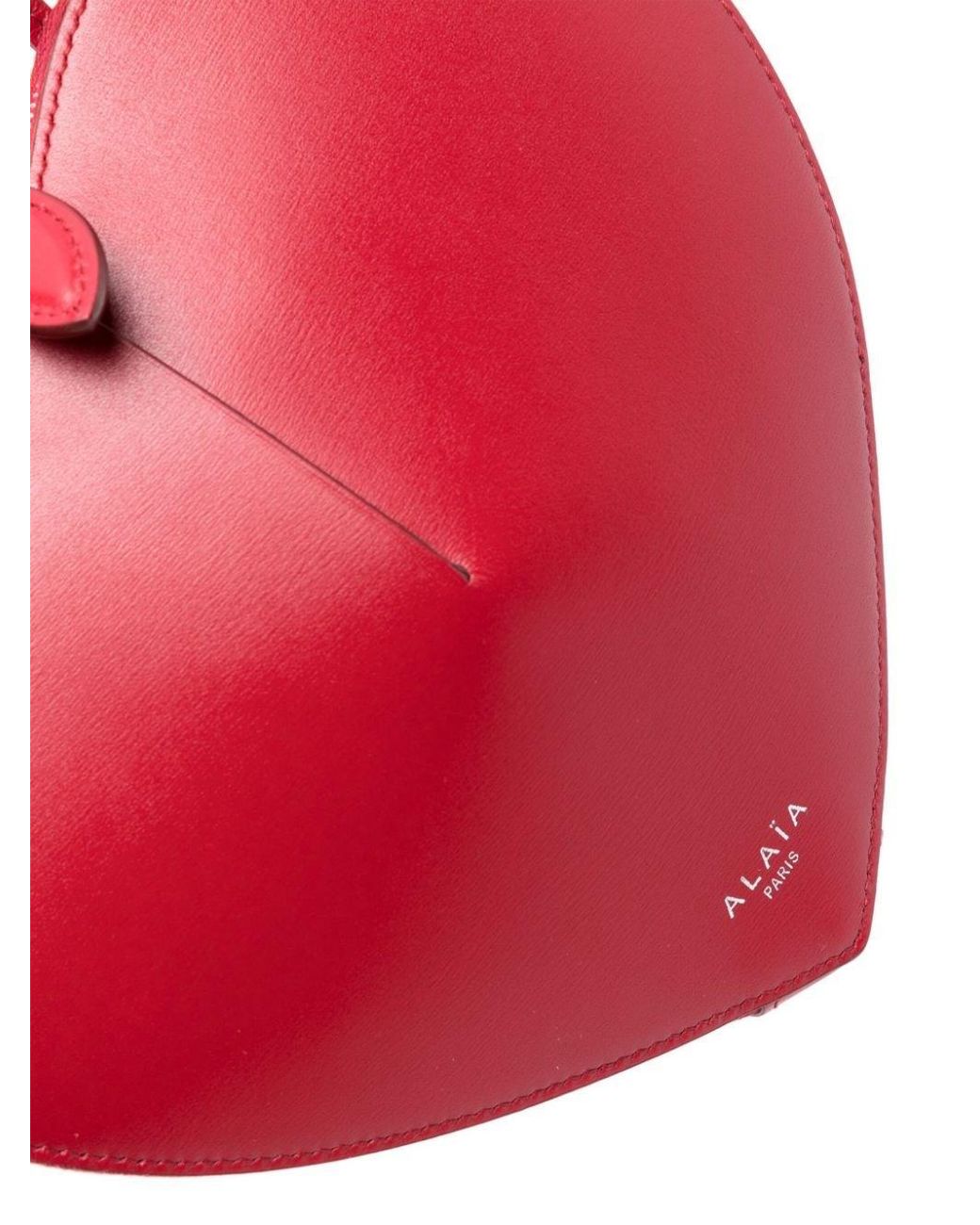 Alaïa Red Sleek Mini Shoulder Bag For