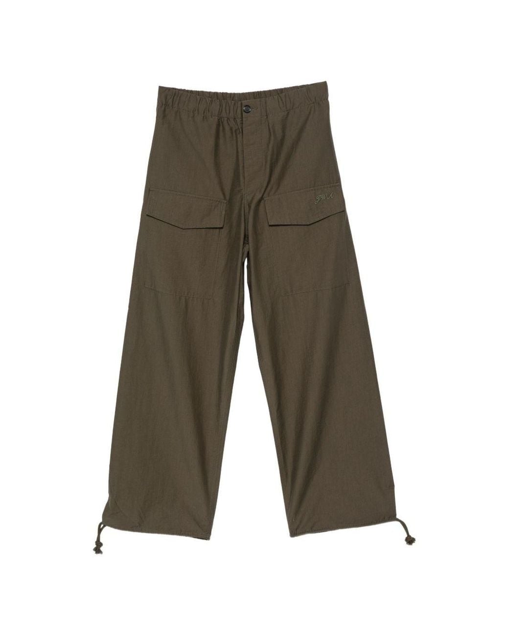 J.W. Anderson Gray Cotton Parachute Trousers
