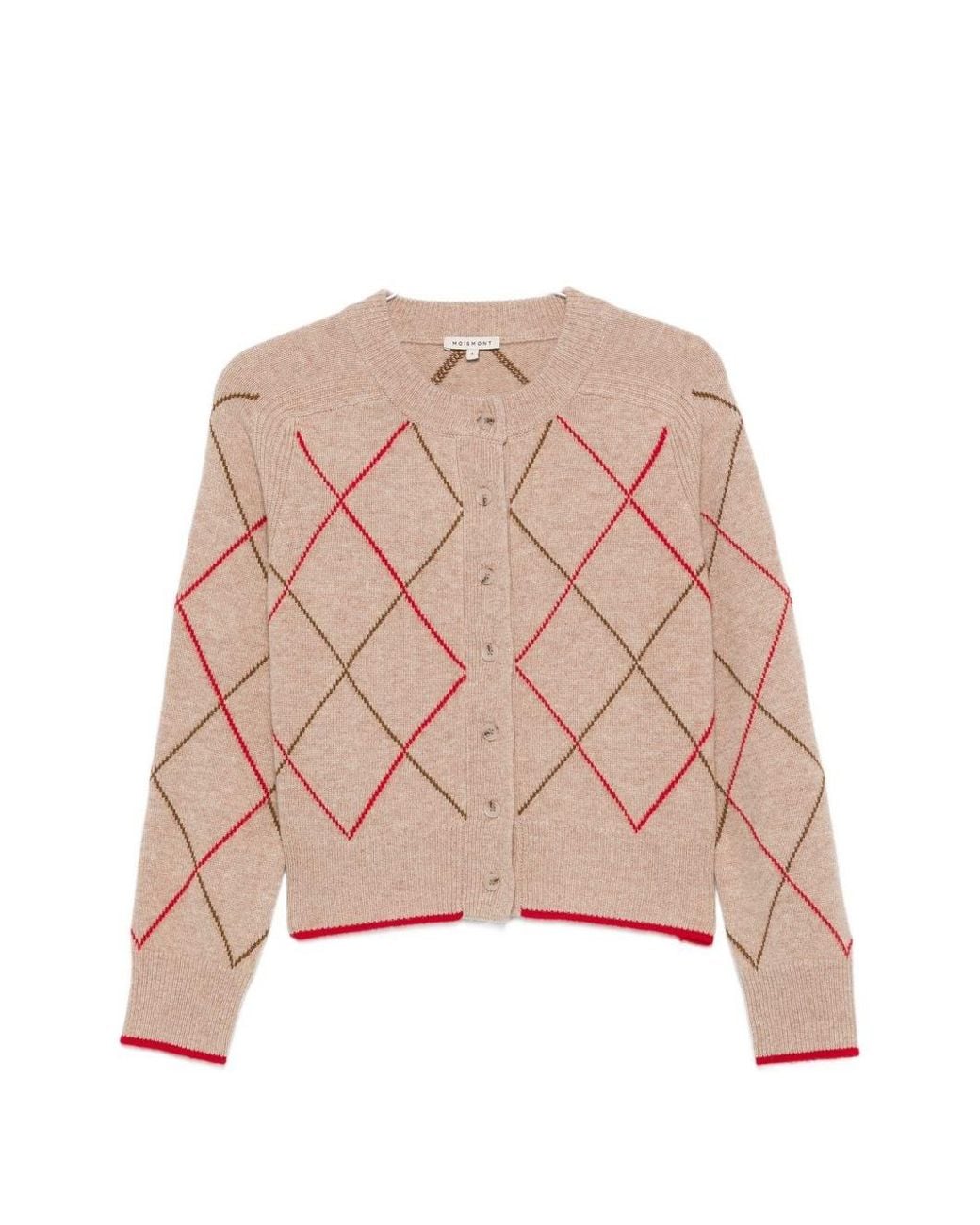 Moismont Pink Auguste Wool Cardigan