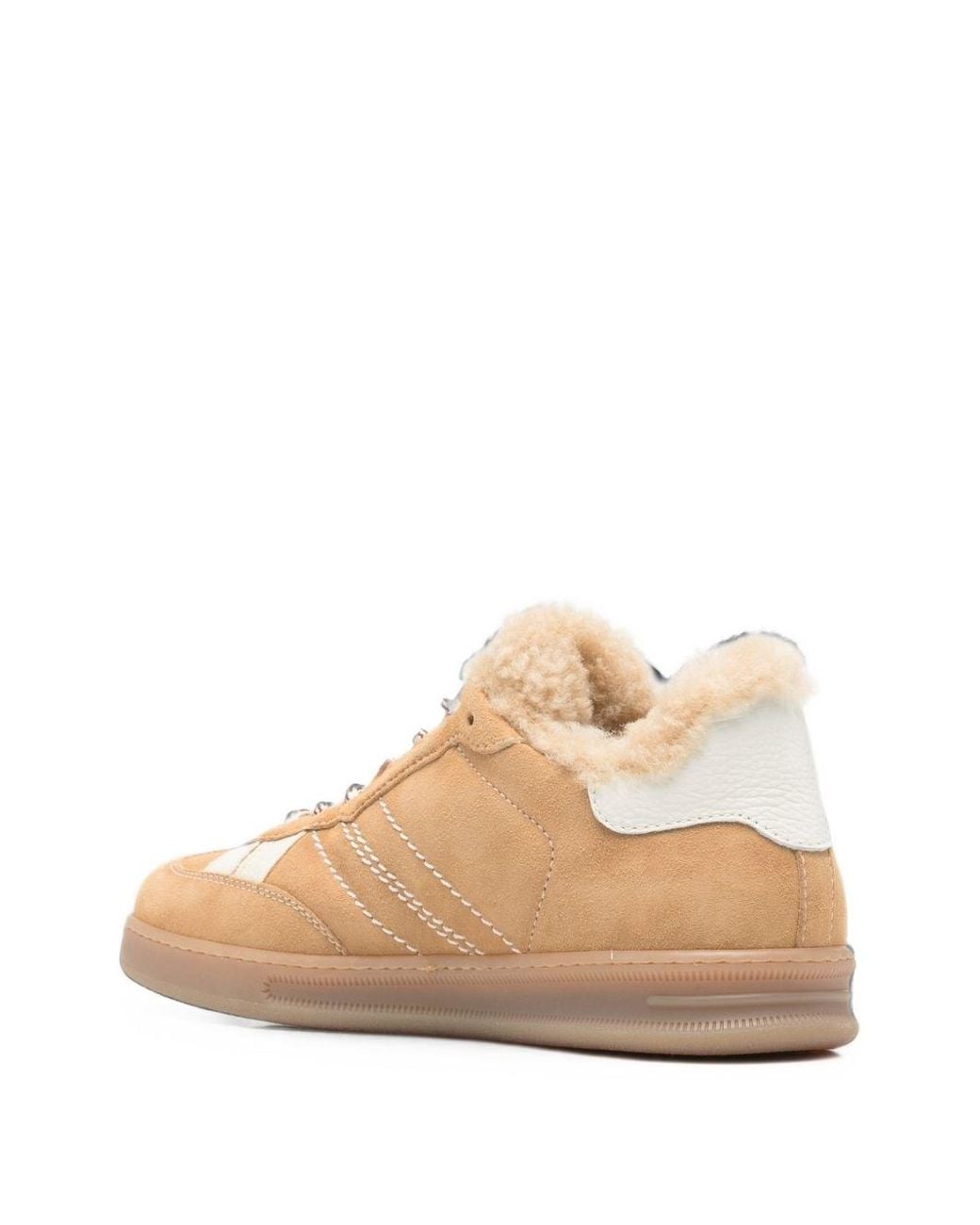 Woolrich Natural Leather Sneakers