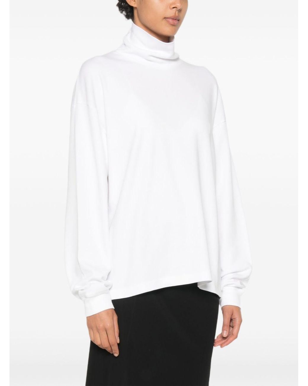 The Row White Kelta Cotton Sweater