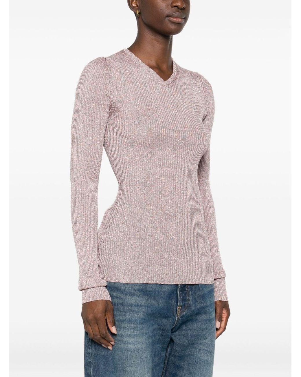 Miu Miu Pink Crewneck Sweater