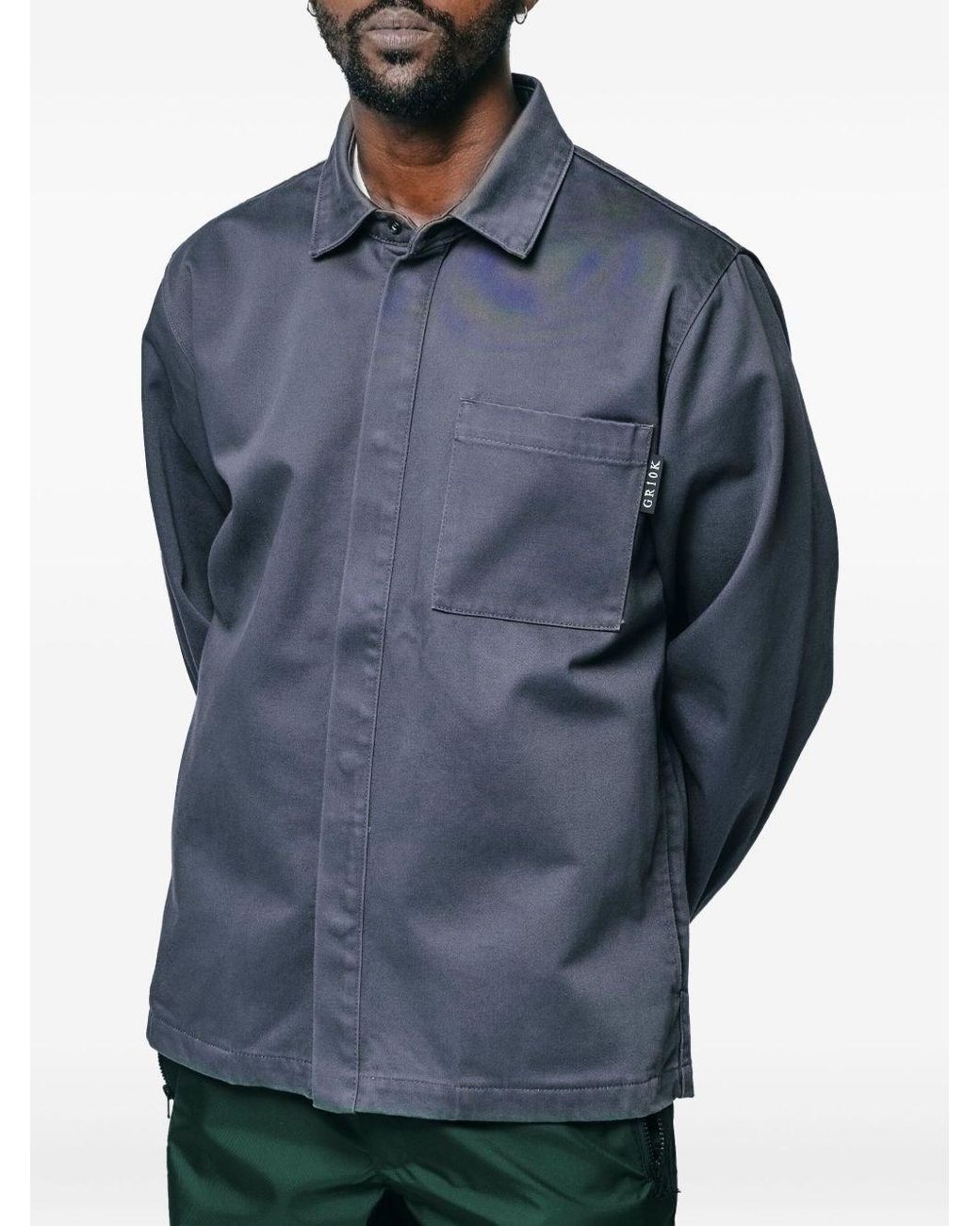 GR10K Blue Logo Shirt for men