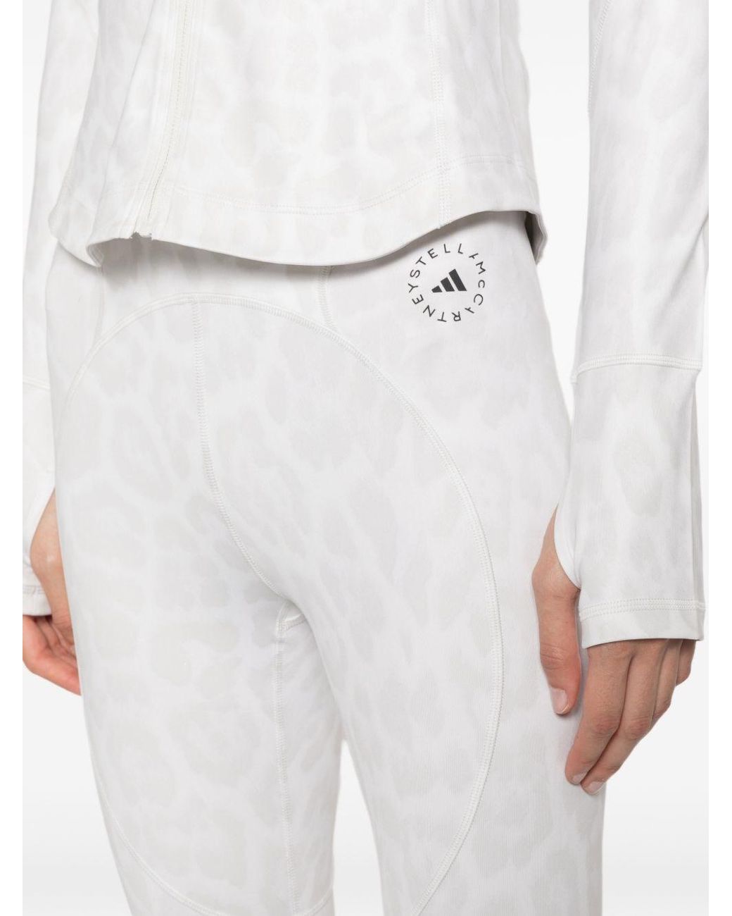 Adidas By Stella McCartney White 7/8 Leggings