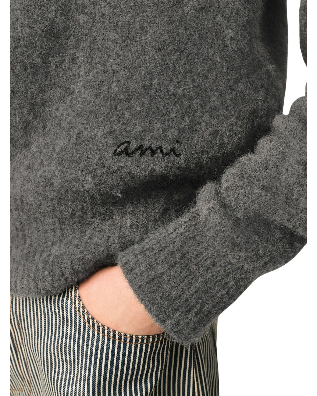 Polo di AMI in Gray da Uomo