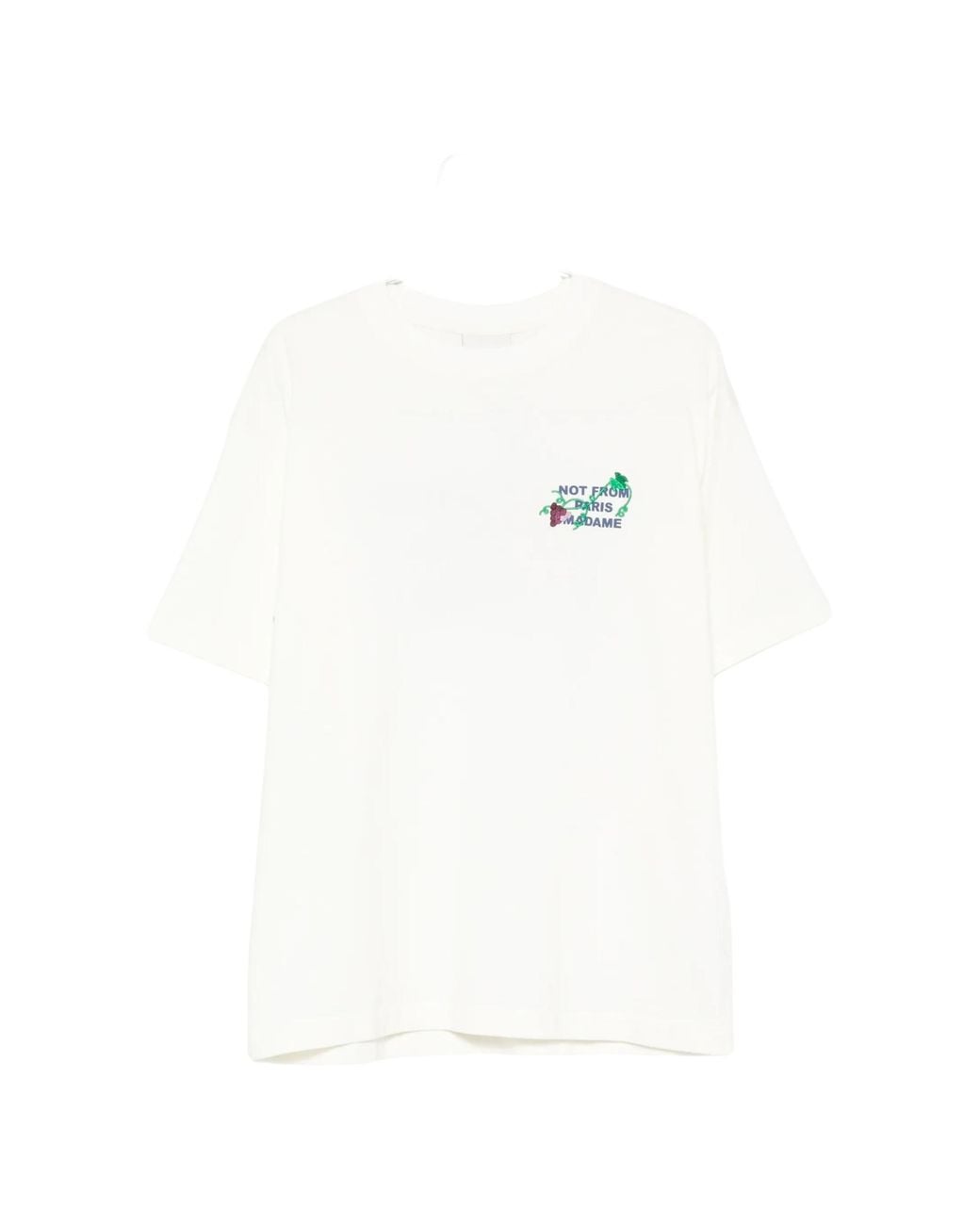 Drole de Monsieur White Short-Sleeves T-Shirt By for men