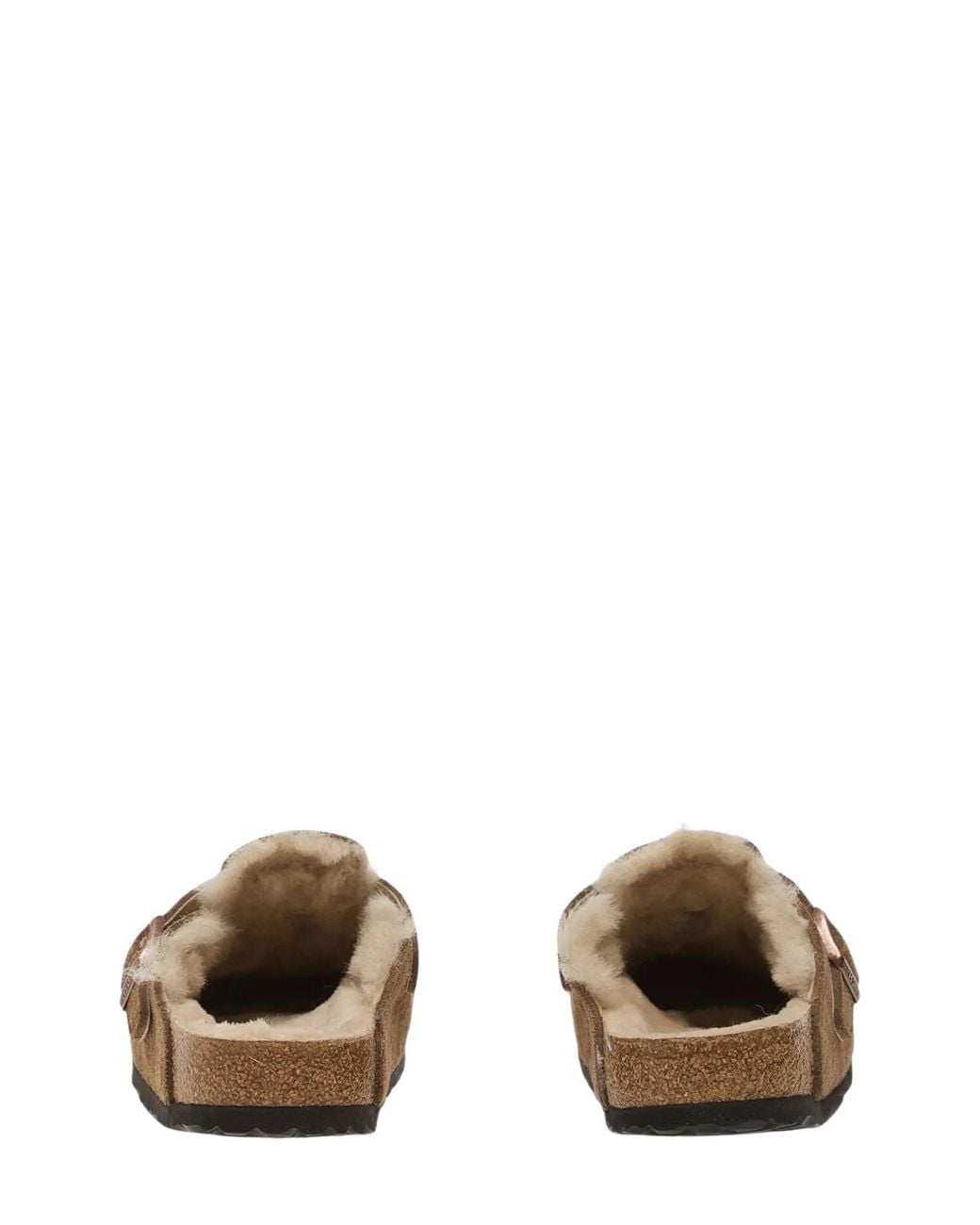 Birkenstock Brown Boston Shearling Slippers