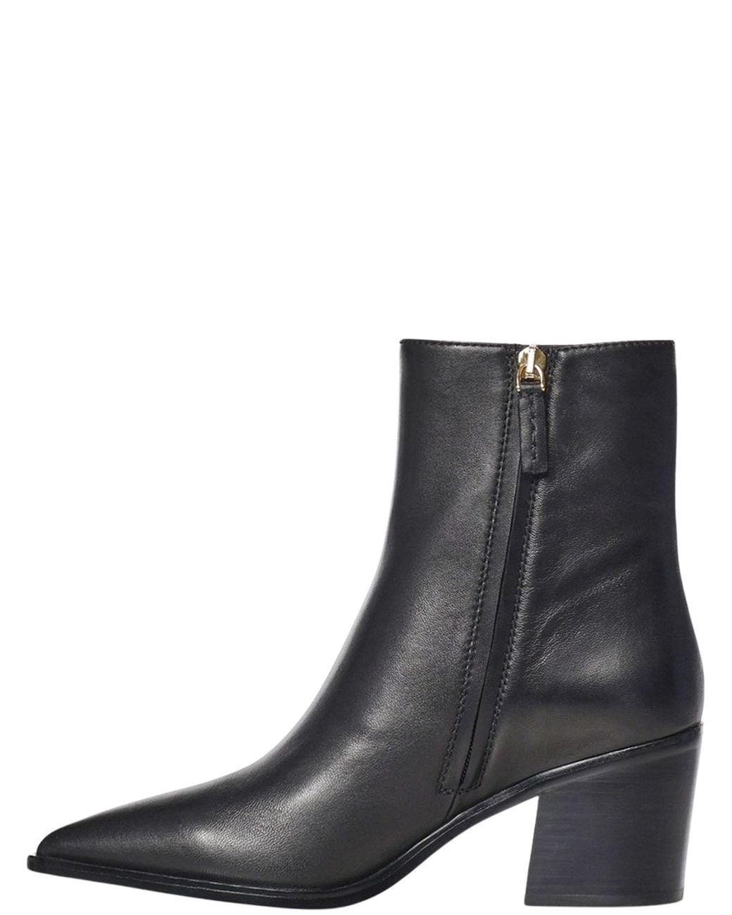 Coccinelle Black Cushioned Leather Boots