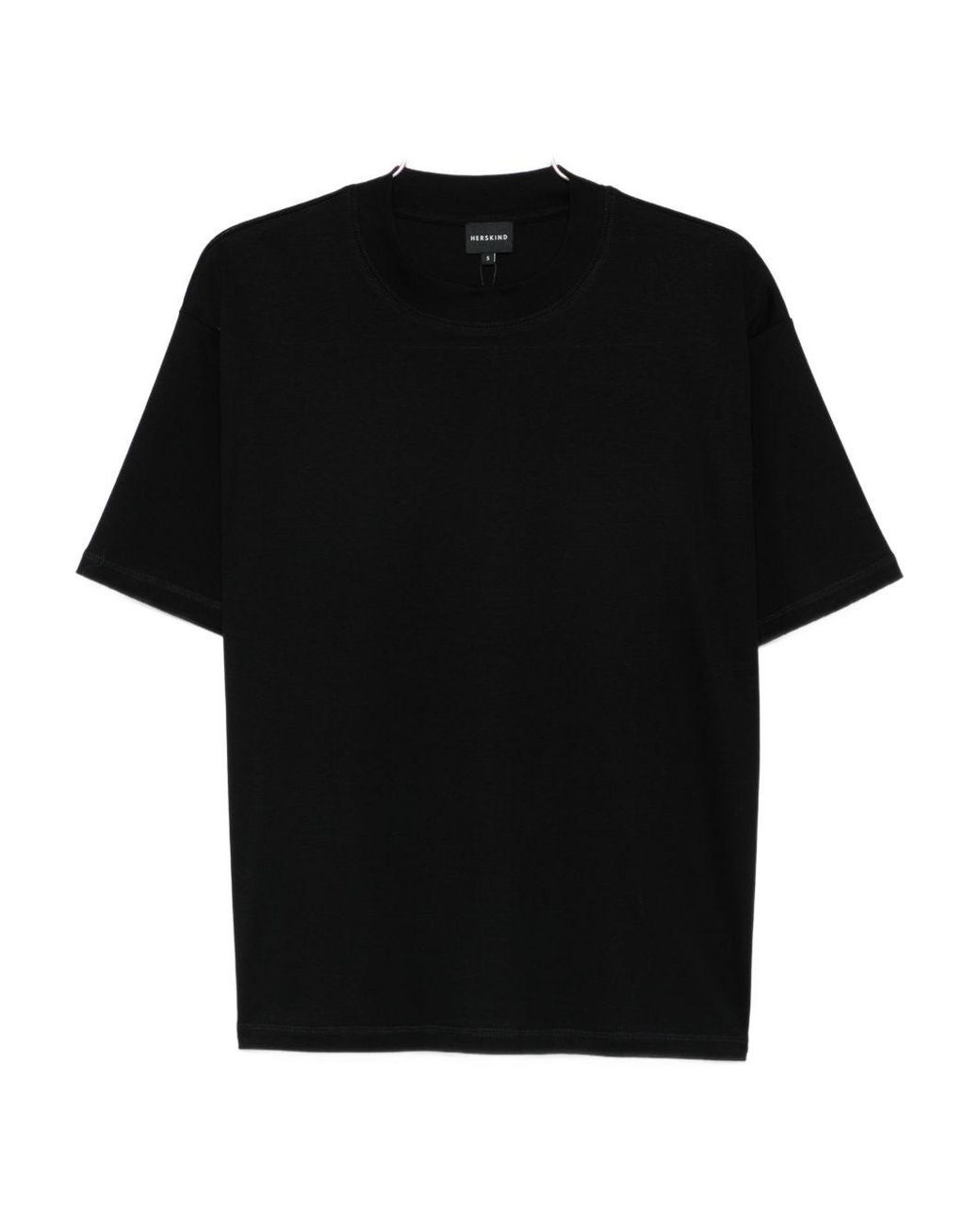 Herskind Black Larsson Cotton T-Shirt