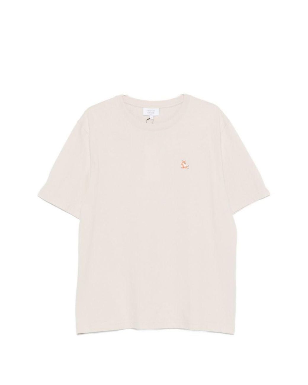 Maison Kitsuné White Chillax Fox Cotton T-Shirt for men