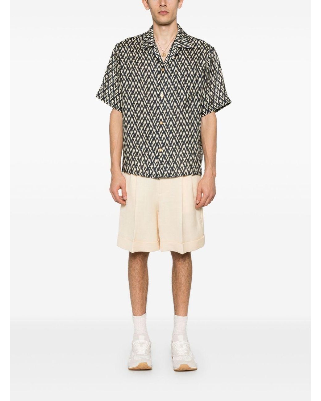 Valentino Natural Jute Bermuda Shorts for men
