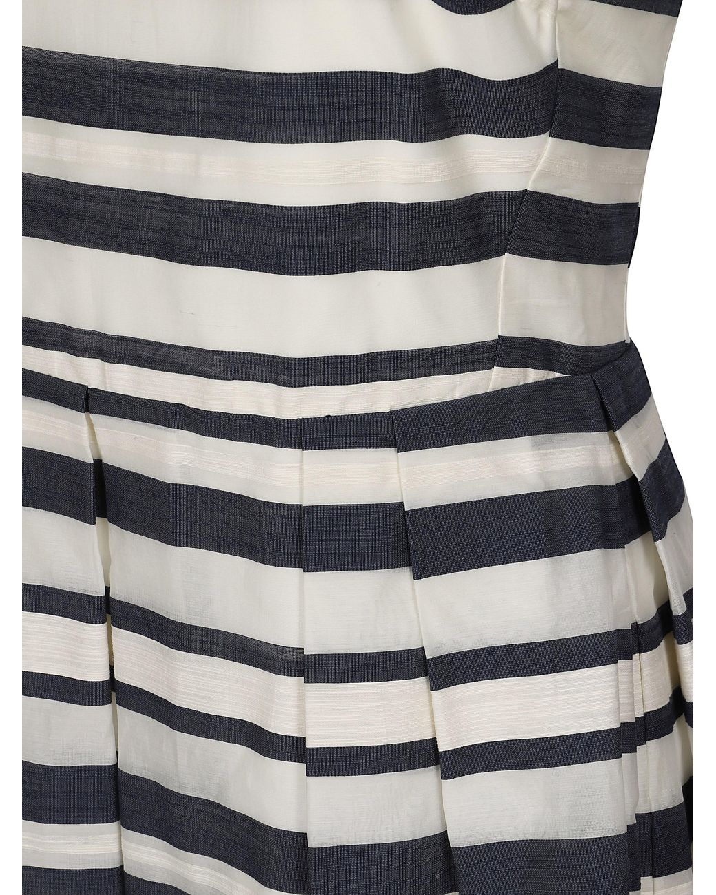 Ralph Lauren Blue Striped Cocktail Dress
