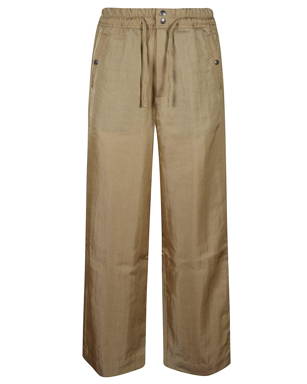 Dries Van Noten Natural Prima Trousers With Elastic Waist for men