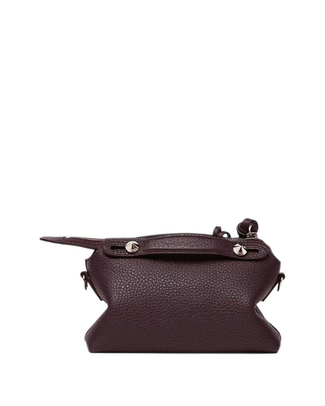 Fendi Brown By The Way Mini Leather Handbag