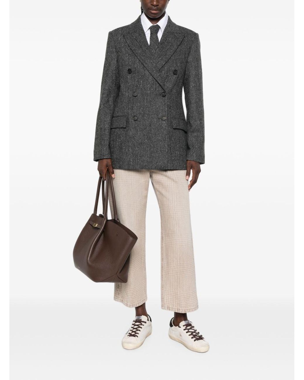 Brunello Cucinelli Gray Wool Jacket