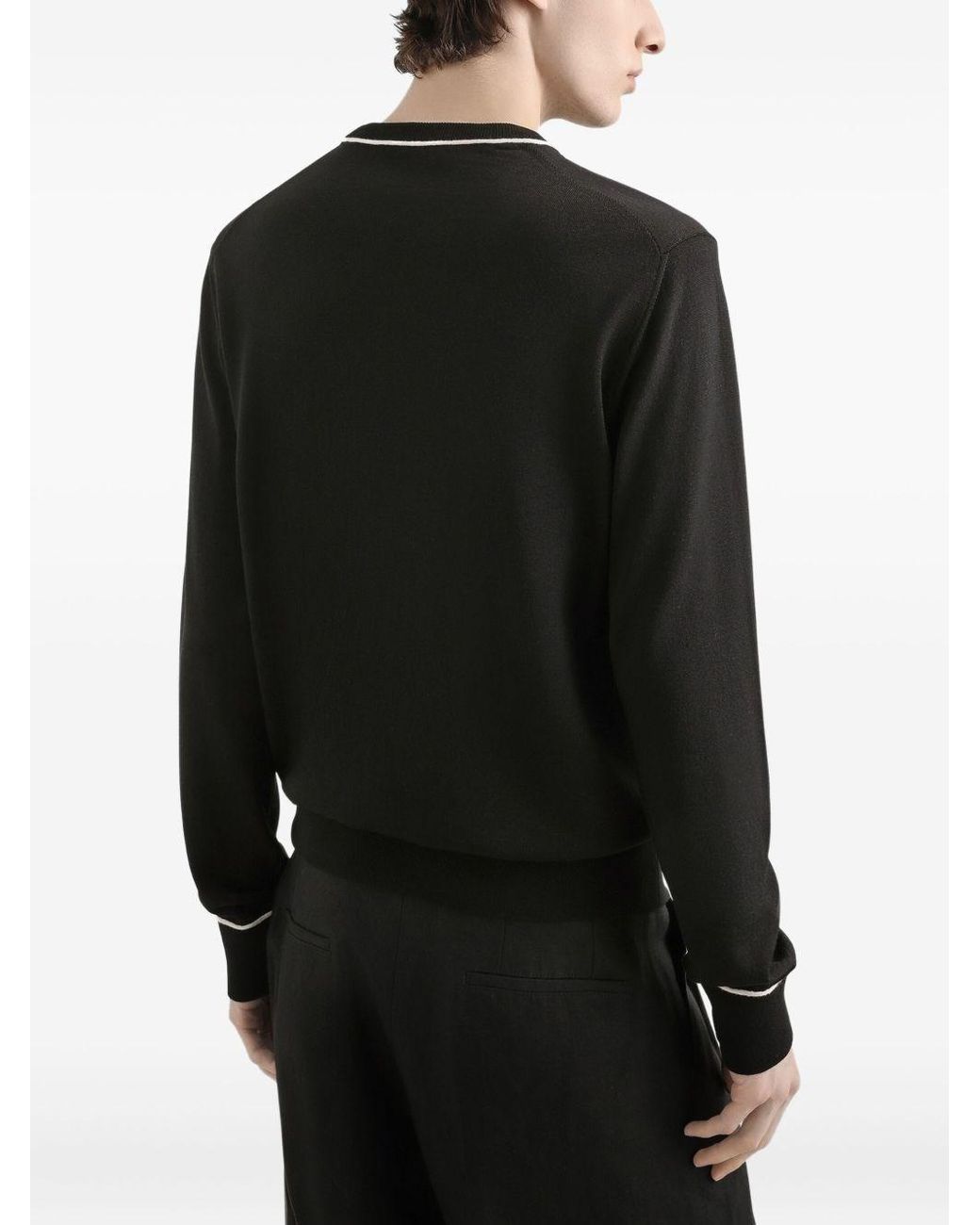 Dolce & Gabbana Black Dolce & Gabbana Sweaters for men