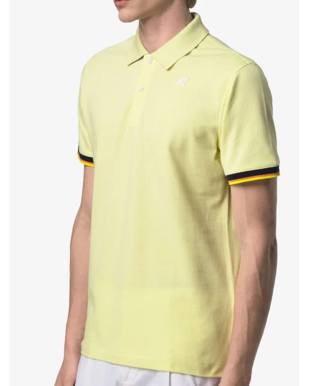 K-Way Yellow Polo Vincent for men
