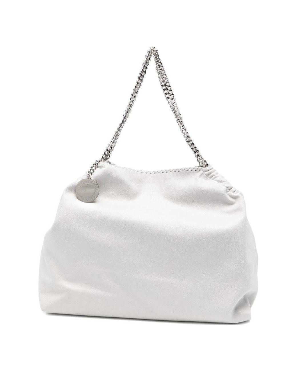 Stella McCartney White Falabella Drawstring Tote Bag