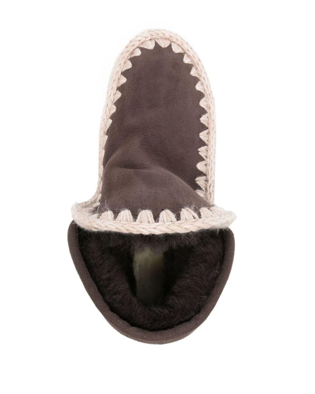 Mou Brown Mini Eskimo Platform Boots