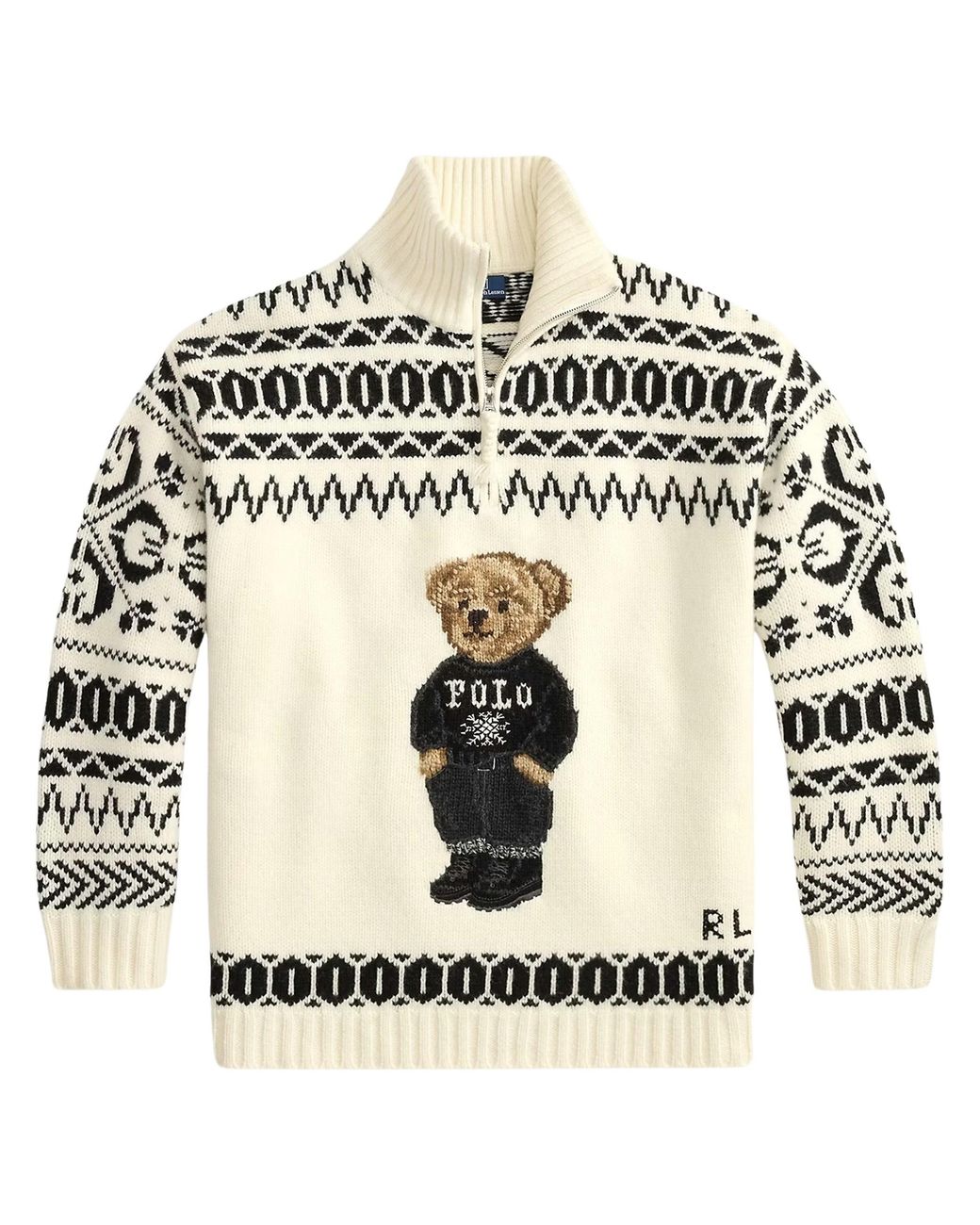 Polo Ralph Lauren Natural Polo Bear Knit Sweater