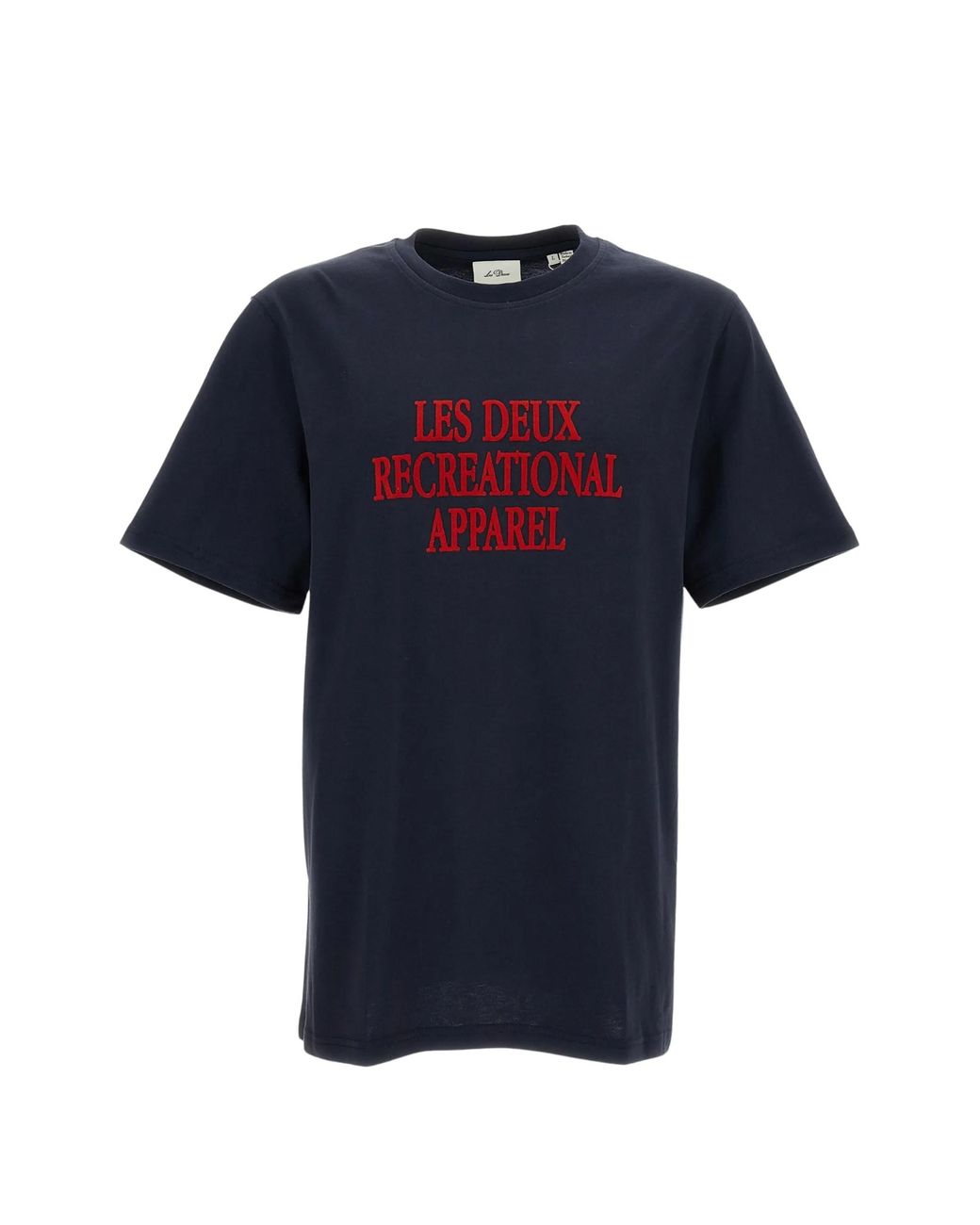 Les Deux Blue Graphic-Print T-Shirt for men