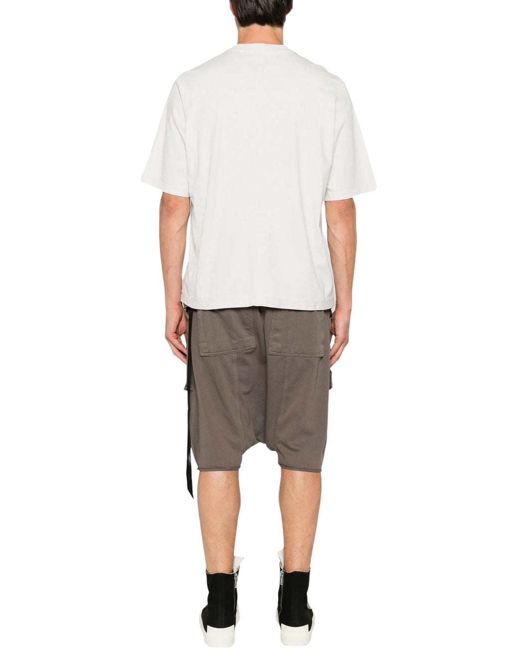 Rick Owens White Printed T-Shirt for men