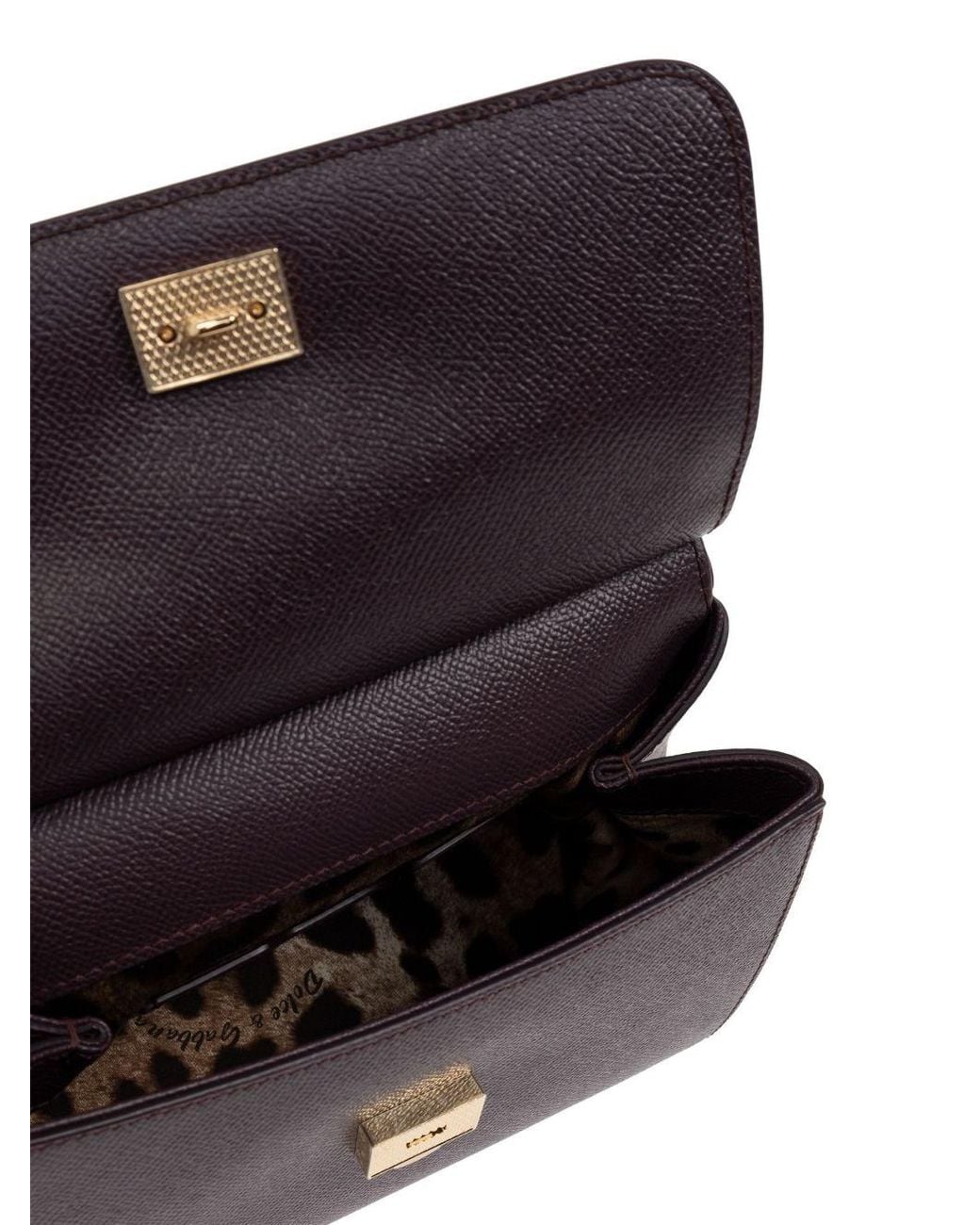 Dolce & Gabbana Purple Sicily Medium Tote Bag