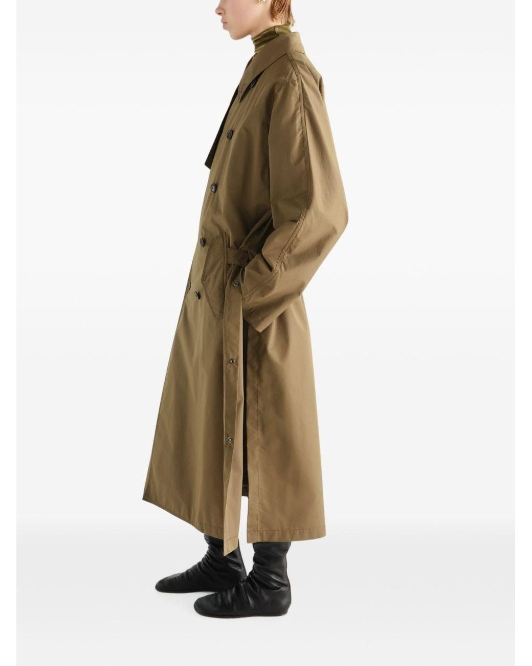 Lemaire Natural Nylon Trench Coat