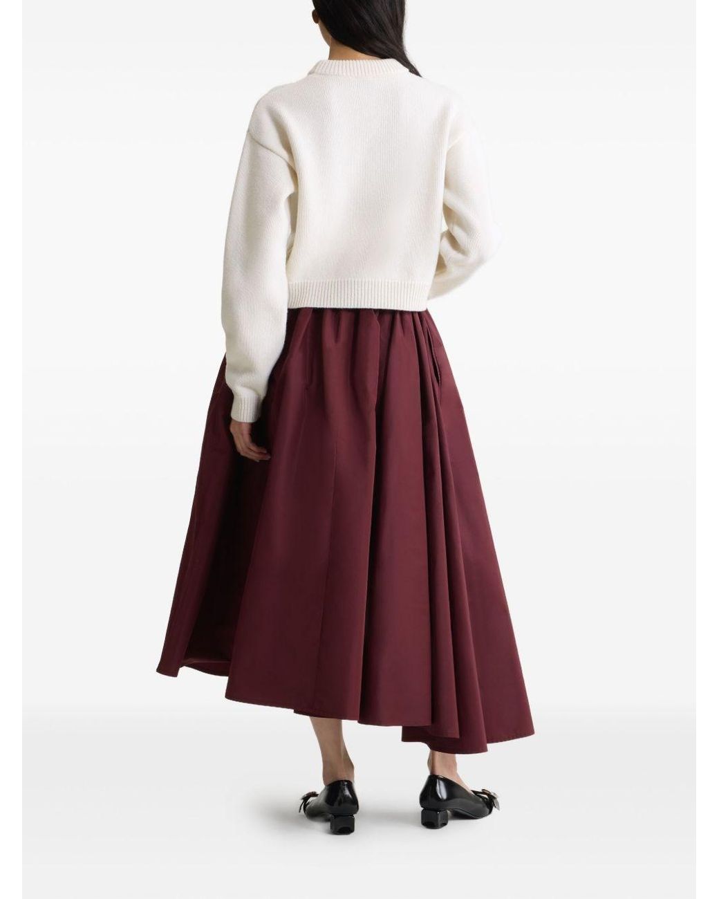 Patou White Sweater With Logo
