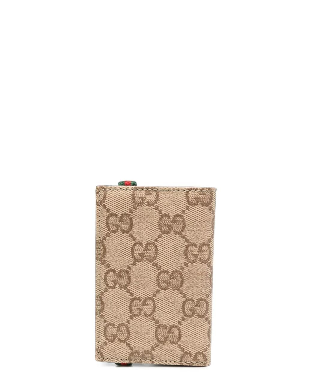 Gucci Natural Gg And Web Detail Wallet for men