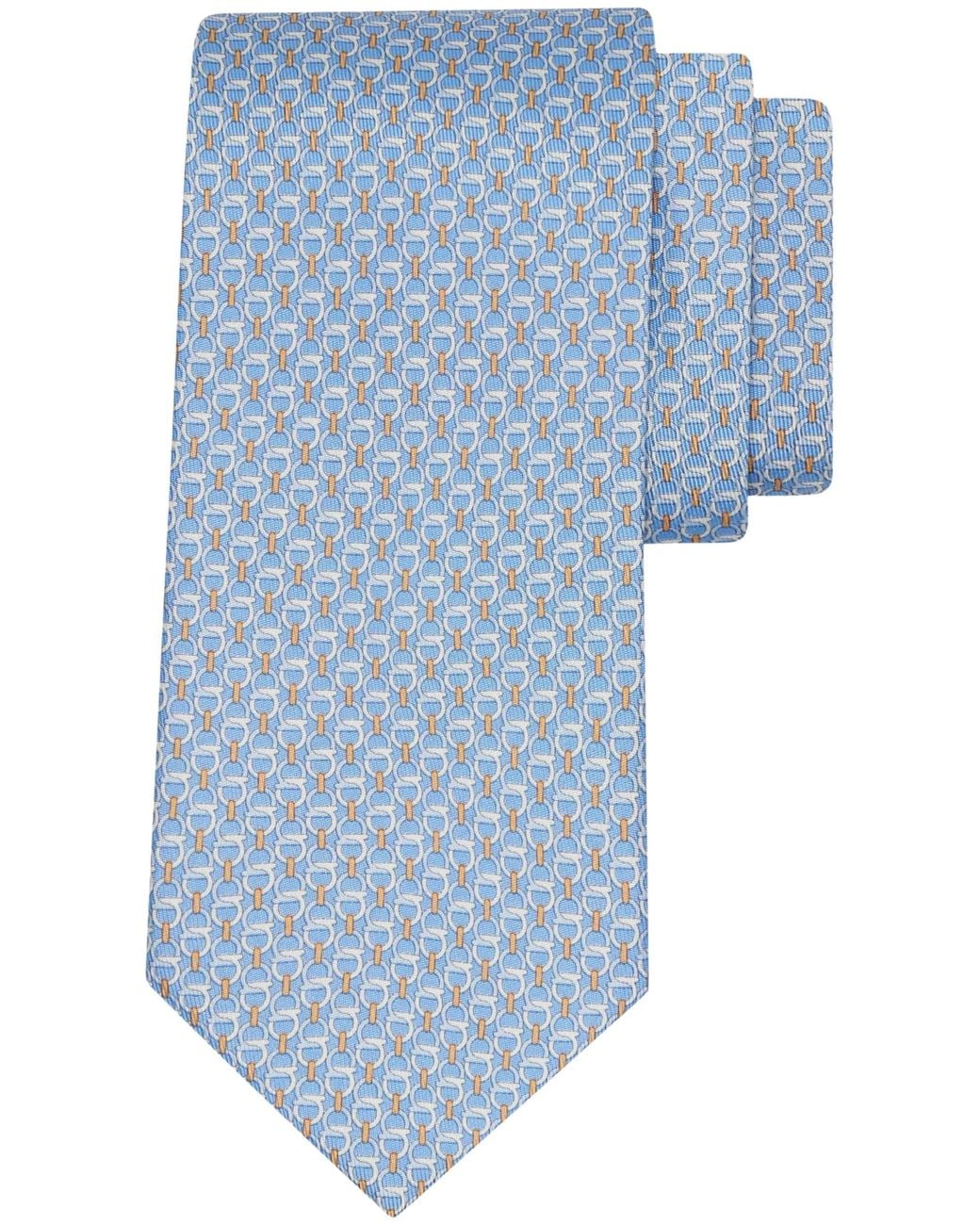 Ferragamo Blue Chapeau Tie for men