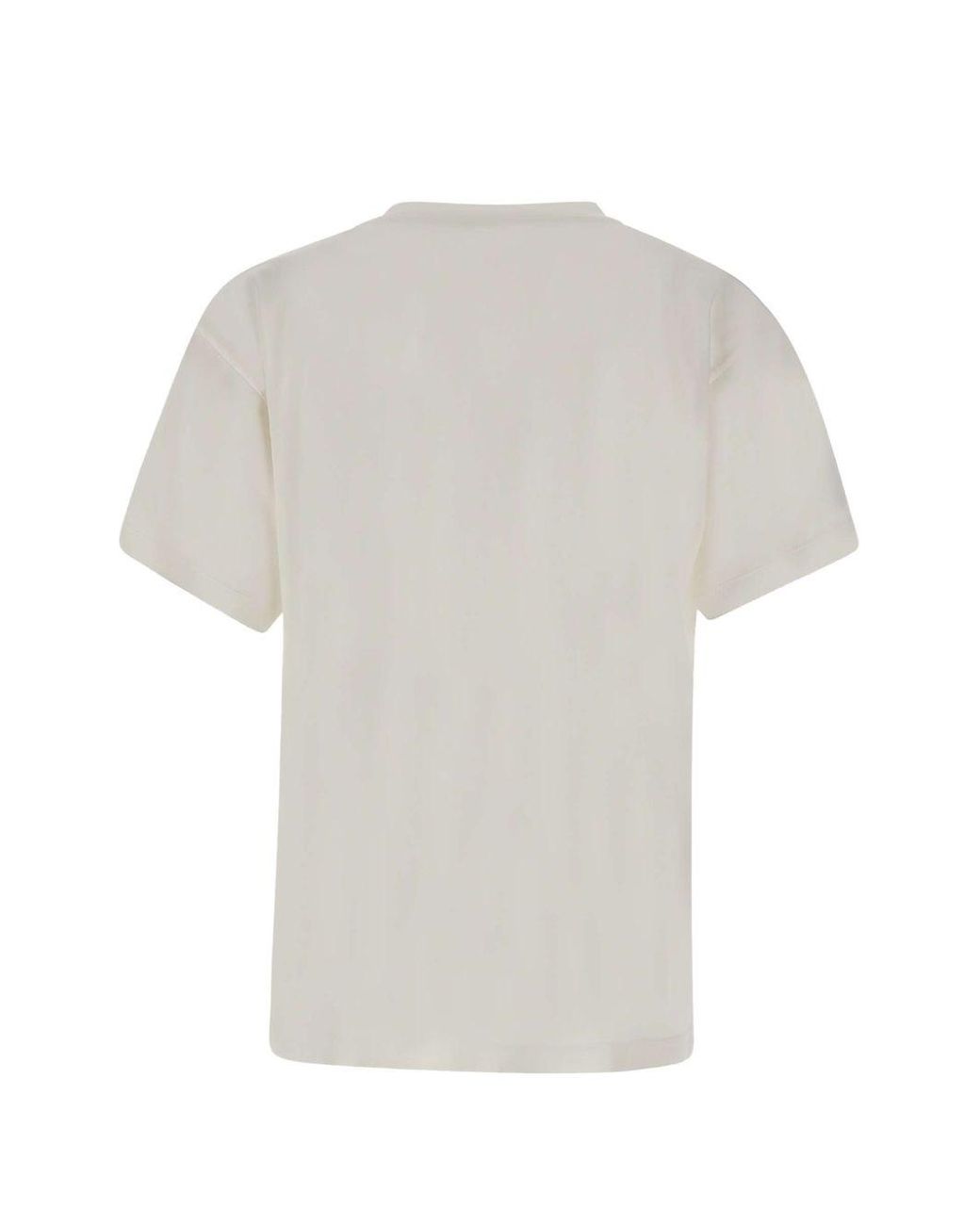 MM6 by Maison Margiela Gray Logo Cotton T-Shirt for men