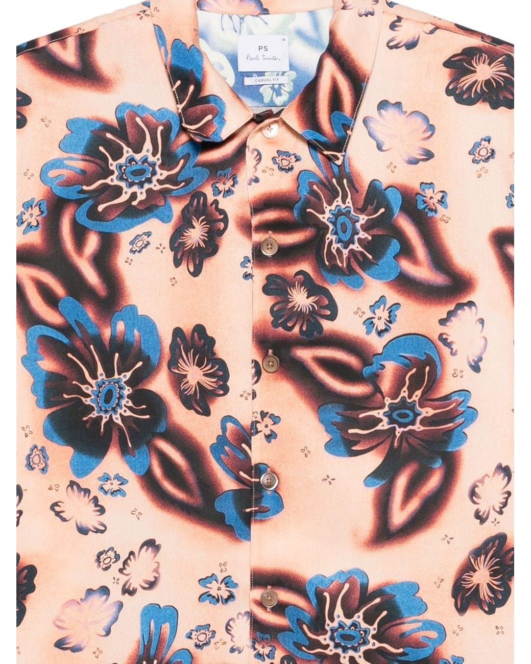 Paul Smith White Printed Shirt for men