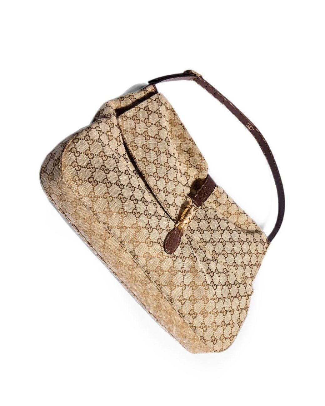 Gucci Metallic Jackie Flap Shoulder Bag for men
