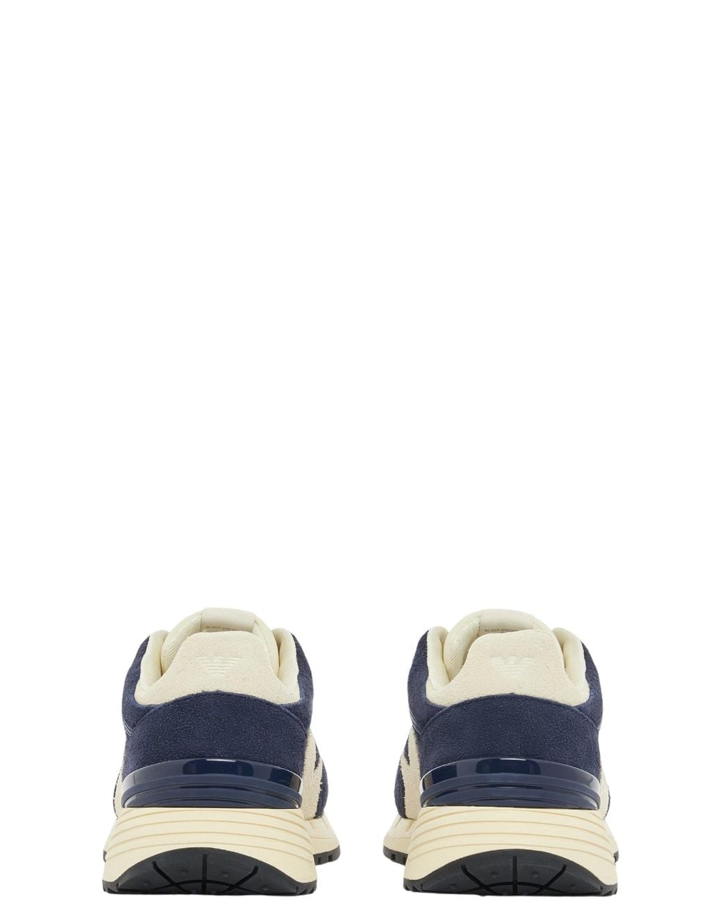 EA7 Blue Leather Sneakers for men