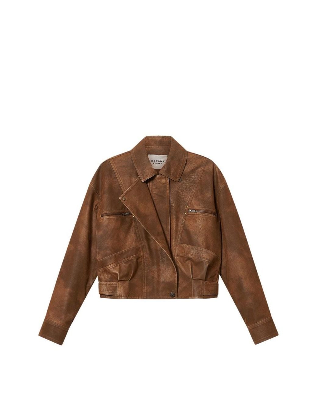 Isabel Marant Brown Belma Faux Leather Jacket