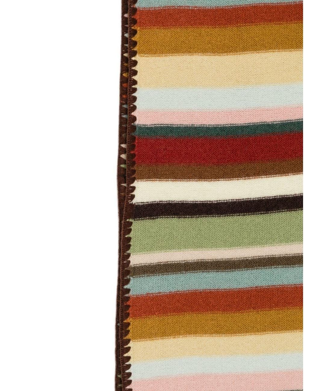 Paul Smith White Wool Scarf By for men