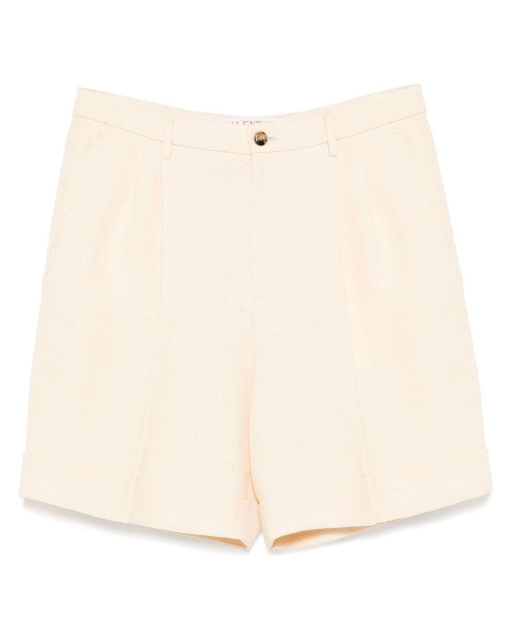 Valentino Natural Jute Bermuda Shorts for men