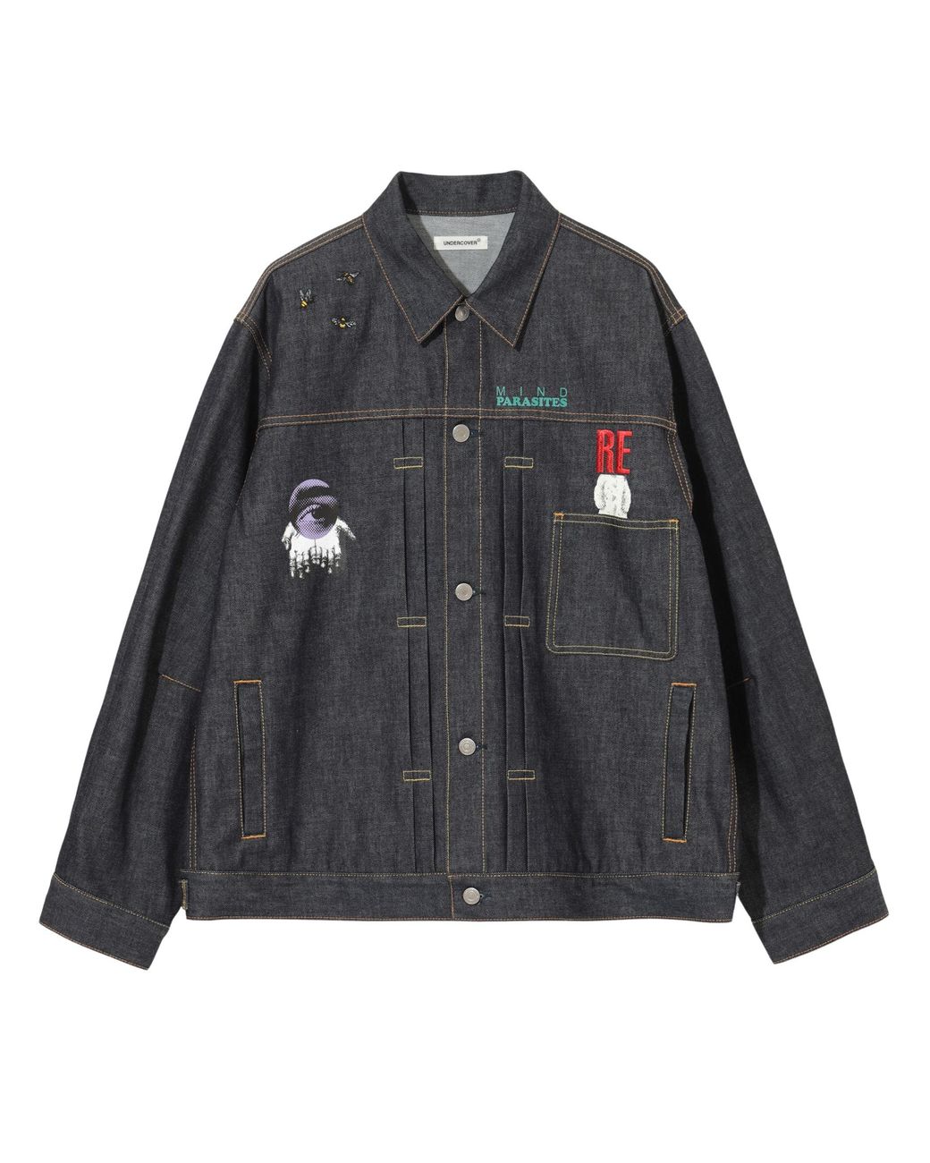 Undercover Black Denim Shirt for men