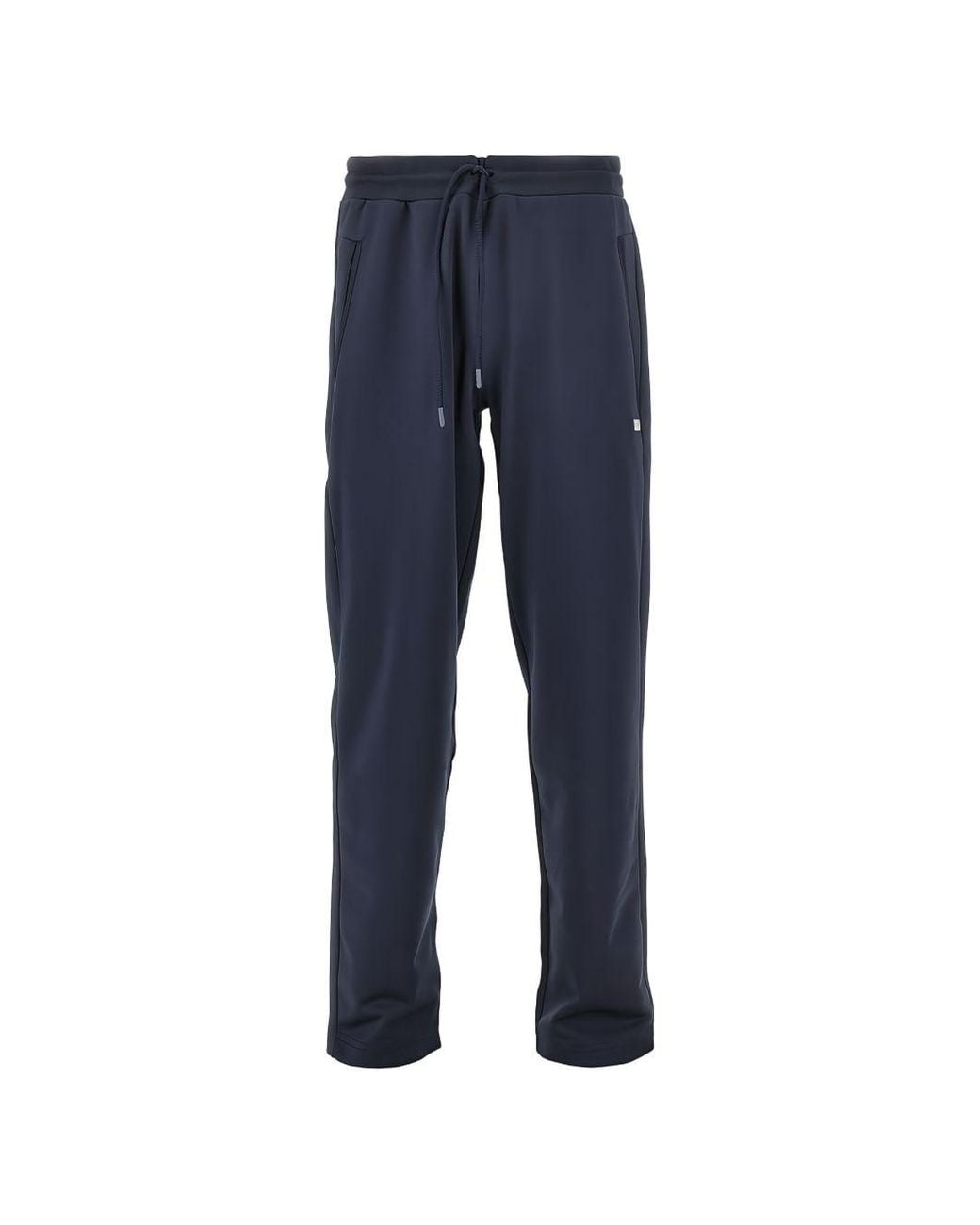 EA7 Blue Logo Sweatpants for men