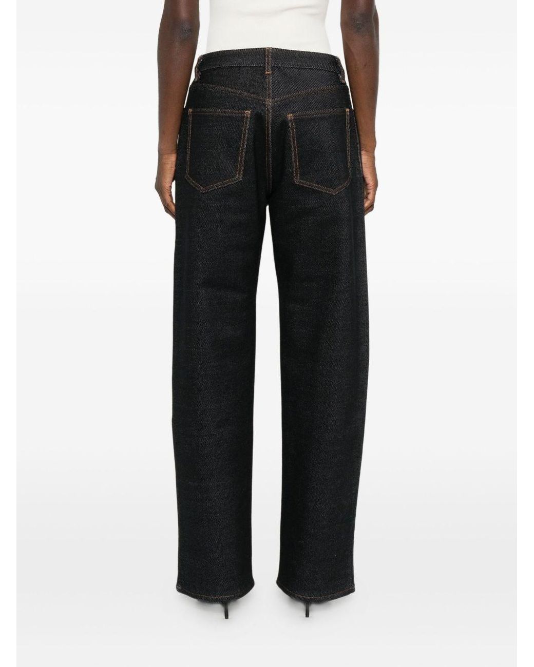 Alaïa Black Denim Cotton Jeans