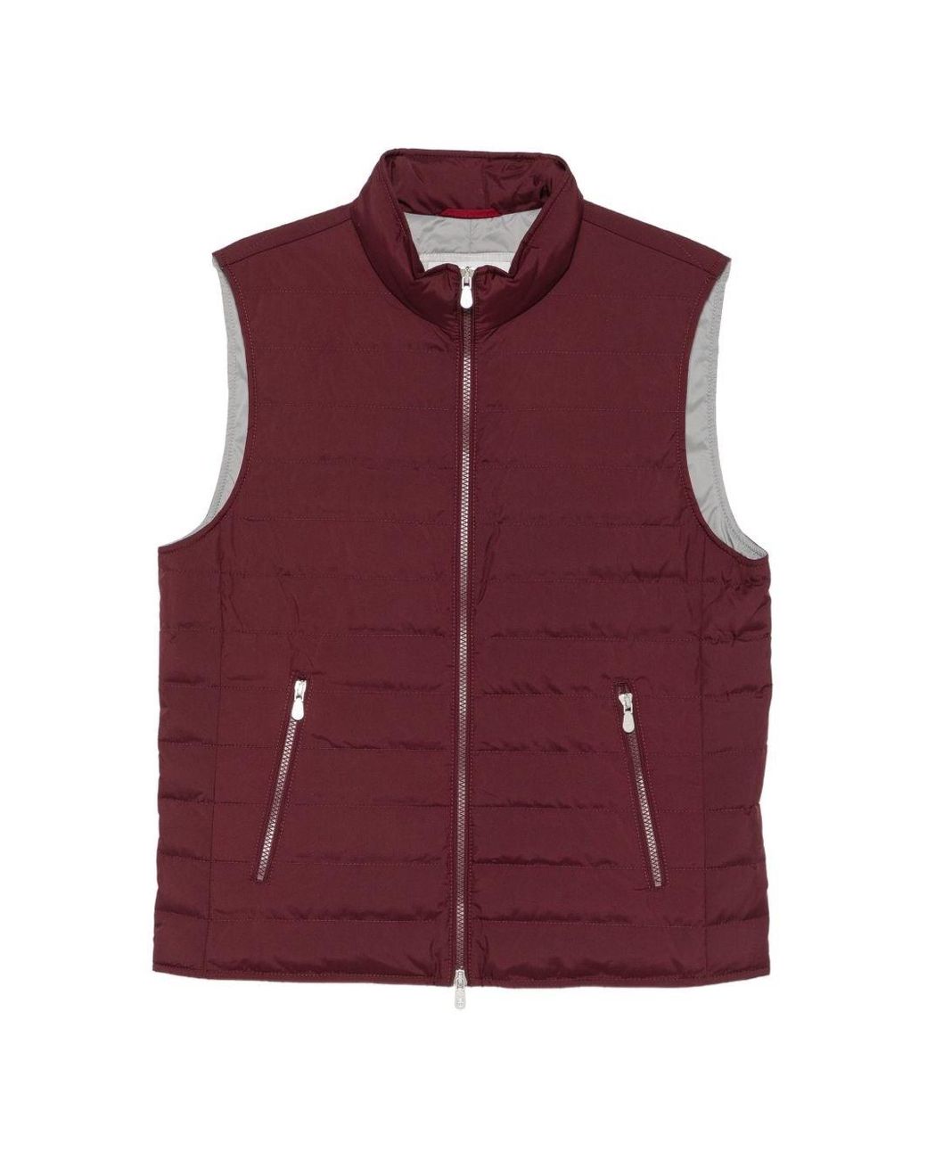 Brunello Cucinelli Purple Down Vest for men
