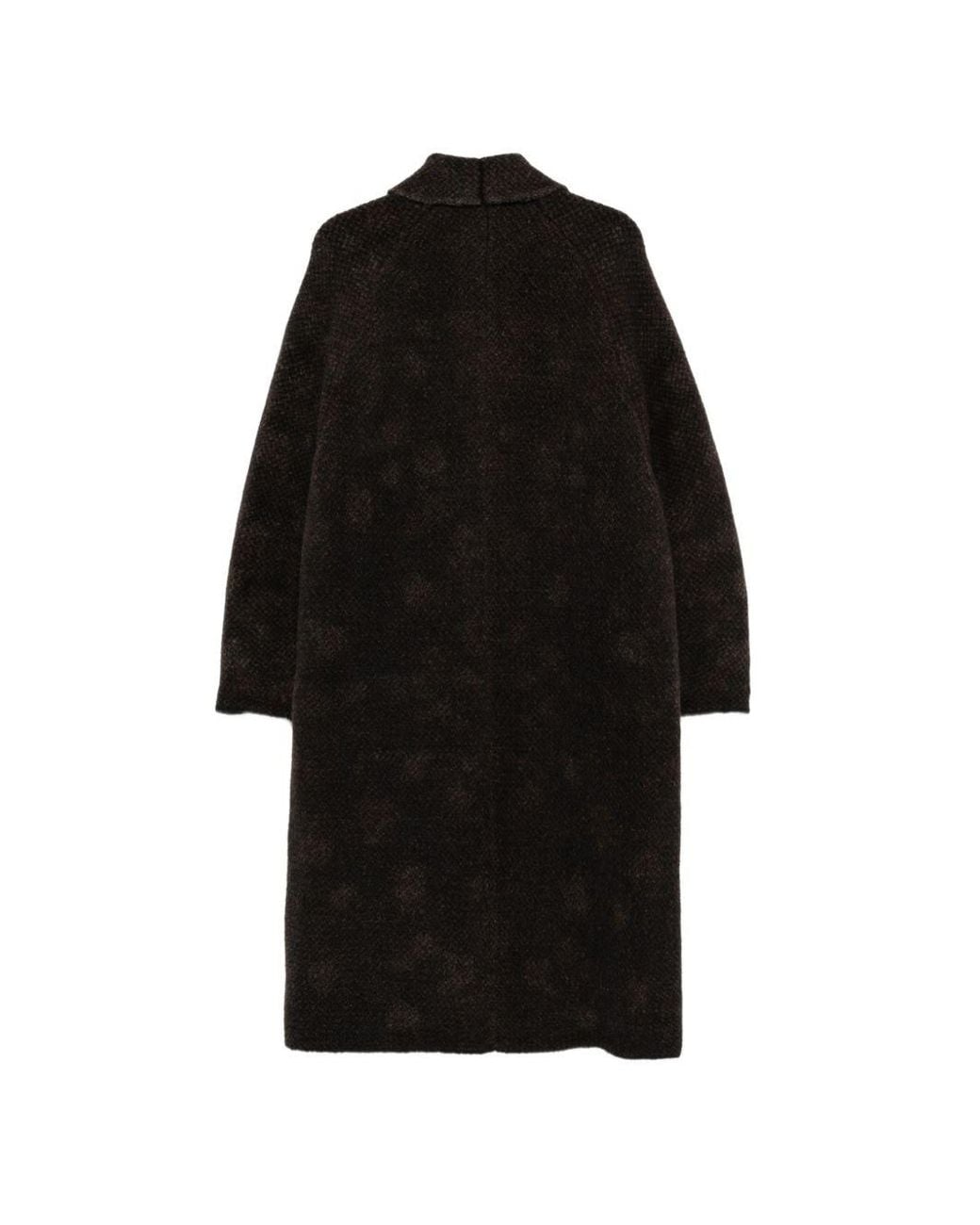 Boboutic Black Wool Reversible Coat