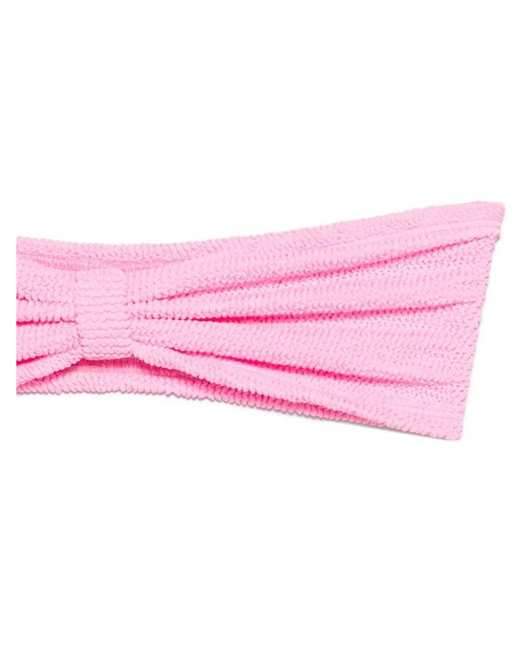 Hunza G Pink Jean Bikini Set