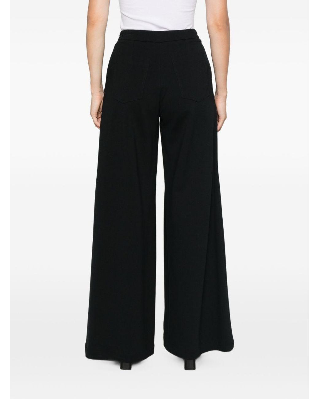 Bye Black Wide-Leg Trousers